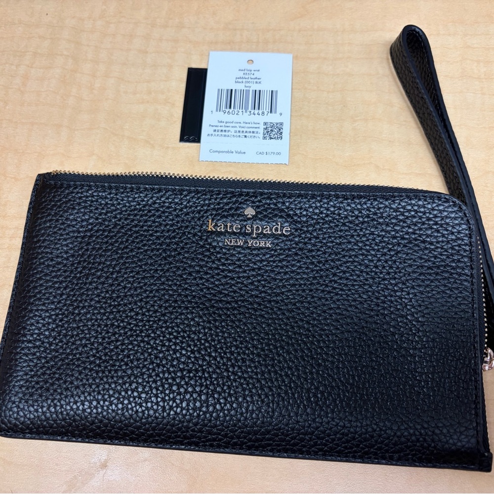 Kate Spade Lucy Medium L-Zip Wristlet
